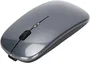 Generico Ratón Inalámbrico Recargable 2 en 1 Bluetooth + USB 2.4GHz Gris