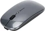 Generico Ratón Inalámbrico Recargable 2 en 1 Bluetooth + USB 2.4G 1600 DPI Gris