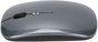 Generico Ratón Inalámbrico Recargable 2 en 1 Bluetooth + USB 2.4GHz Gris