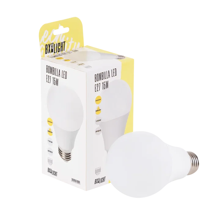 BX3 Bombilla LED A60 E27 15W 1250Lm 4200K 40000H BX3-LM7048-W