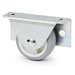 Q&Q Rueda Fija Oriana A/Nylon D39 H42 P/Nido para Camas Nido con Banda de Poliuretano, Carga 30kg