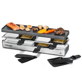 Rommelsbacher RC 800 Fun for 4 Raclette Grill Silver
