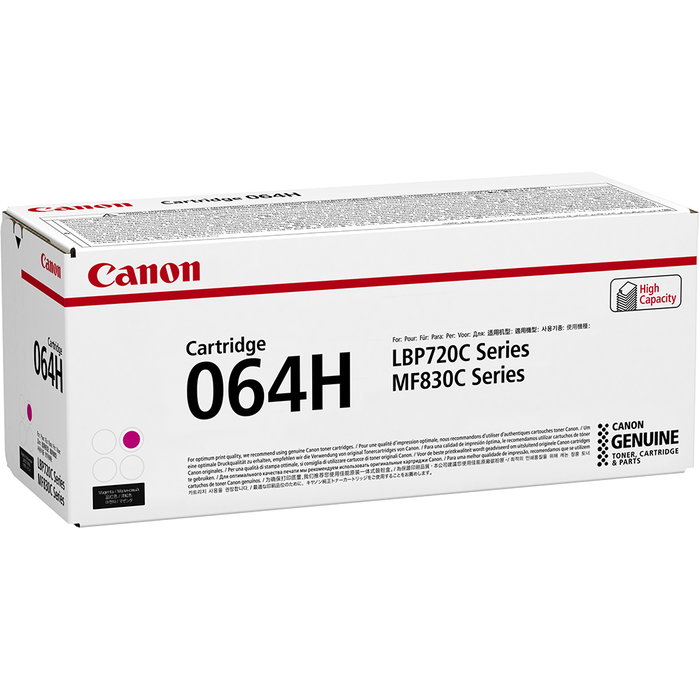 Canon Toner 064H Magenta 10400 Páginas Ref. 4934C001 Canon Toner 064H Magenta 10400 Páginas Ref. 4934C001