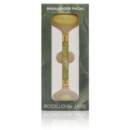 LABNATUR BIO Masajeador facial de piedra de jade de 2 rodillos