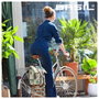 Basil Ever-Green Alforjas Dobles para Bicicleta 32L Impermeables Poliéster Resistente al Agua 28x16x35 cm