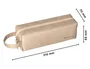 Liderpapel Estuche portatodo Classic rectangular con asa crema