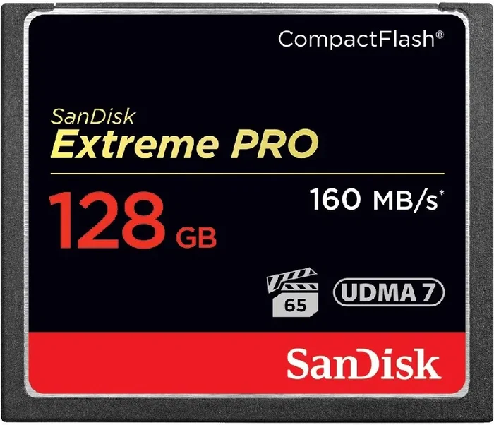 SanDisk Extreme PRO CompactFlash 128 GB Black