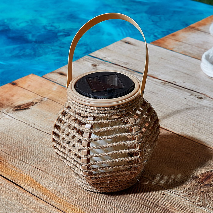 Home Deco Factory Farolillo Solar Efecto Vela Mirage