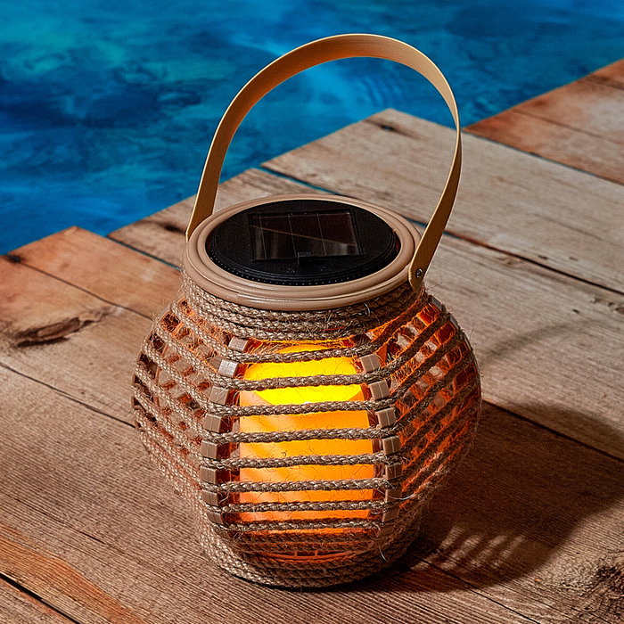 Home Deco Factory Farolillo Solar Efecto Vela Mirage