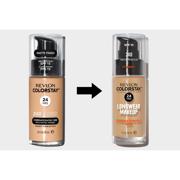 Revlon ColorStay Foundation 240-medium beige 30 ml para piel mixta o grasa