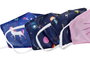 DKD Home Decor Mascarilla Infantil sin filtro 1 x 11 x 15 cm Algodon Poliester Azul Marino Rosa Multicolor (12 Unidades)