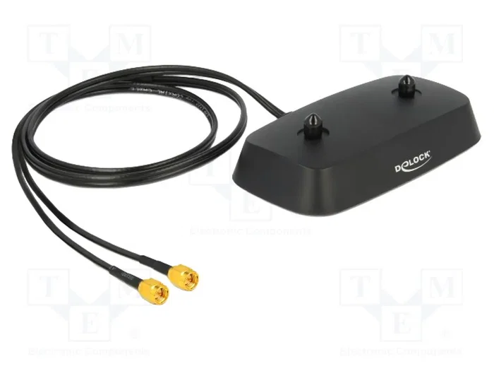 DeLOCK 88739 Base de antena con cable de 1 m, 2xSMA, Negro DeLOCK 88739 Base de antena con cable de 1 m, 2xSMA, Negro