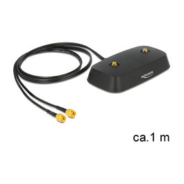 DeLOCK Antennenbasis 1m Black 88739