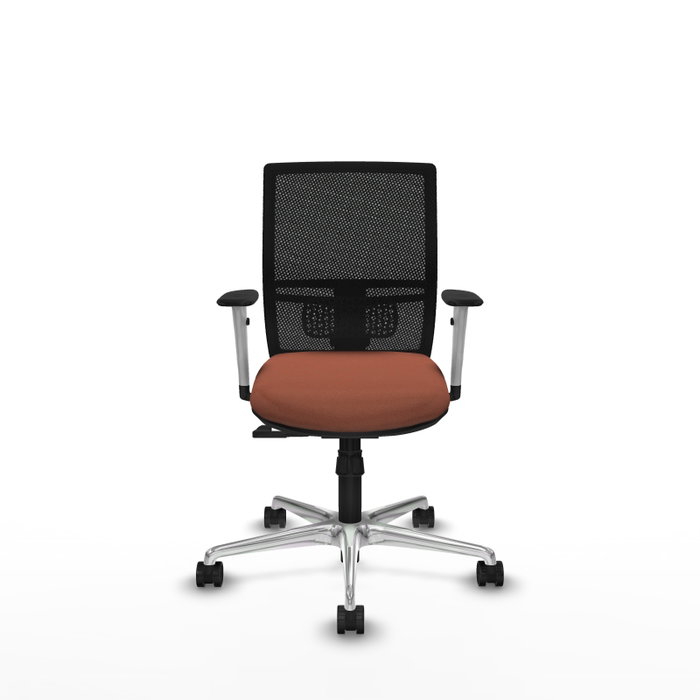 PIQUERAS Y CRESPO Silla de oficina Yunquera con mecanismo Sincro, Marrón y Negro PIQUERAS Y CRESPO Silla de oficina Yunquera con mecanismo Sincro, Marrón y Negro