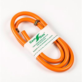 Com Gas Kit Manguera Butano 1,5 m Ø 9 mm + 2 Abrazaderas Norma UNE 53.539