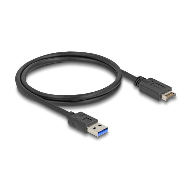 DeLOCK Cable USB Tipo-E Key A a USB Tipo-A 10 Gbps 80 cm Negro DeLOCK Cable USB Tipo-E Key A a USB Tipo-A 10 Gbps 80 cm Negro