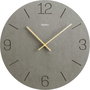 Hama Reloj de Pared Kreta Gris 30cm con Números Grabados