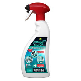 Cruz Verde Desinfectante Bactericida Viricida Alcohol Amonio Cuaternario Secado Rápido 750 ml