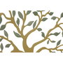 DKD Home Decor Decoración de Pared de Metal Olivo Surtido de 2 Piezas