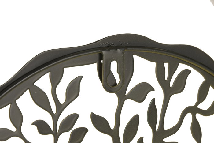 DKD Home Decor Decoración de Pared de Metal Olivo Surtido de 2 Piezas
