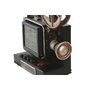 DKD Home Decor Reloj de Sobremesa Metal Negro y Plateado