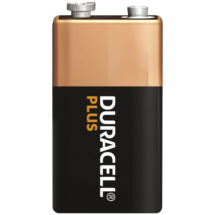 Duracell Plus 9V-Block MN1640 6LR61, Pack de 2