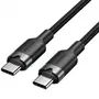 Vention TRDBH Cable USB-C a USB-C 2.0 Macho-Macho 60W 480Mbps 2m Negro