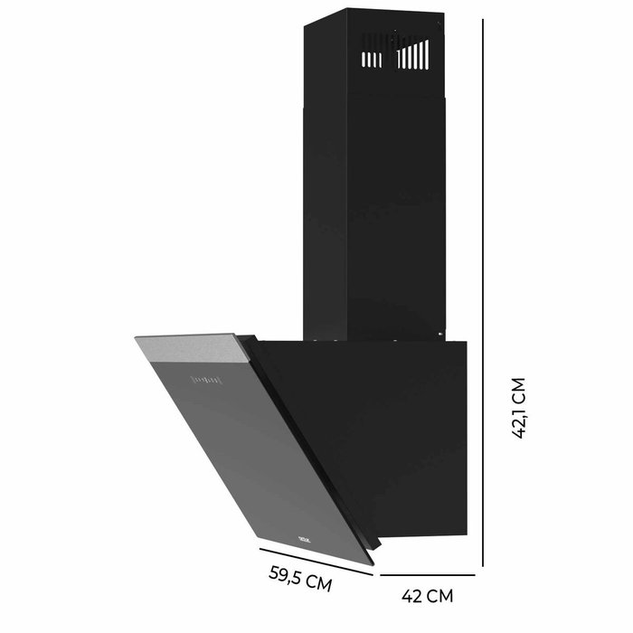 Campana Cecotec Bolero Flux DT 606500 Negro