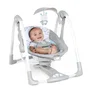 Ingenuity Columpio portátil Raylan BS 12189 para bebés hasta 9 kg, con alimentación por baterías (no incluidas)