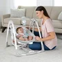 Ingenuity Columpio portátil Raylan BS 12189 para bebés hasta 9 kg, con alimentación por baterías (no incluidas)
