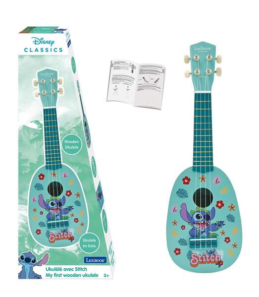 Lexibook Ukelele de Madera Disney Stitch K230D Lexibook Ukelele de Madera Disney Stitch K230D
