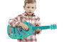 Lexibook - Ukulele de madera Stitch para niños con 4 cuerdas de nylon, 53 cm (21''), modelo Disney, guía de aprendizaje incluida, ideal para principiantes
