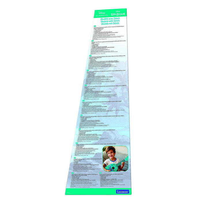 Lexibook Ukelele De Madera K230D Disney Stitch +3 Años