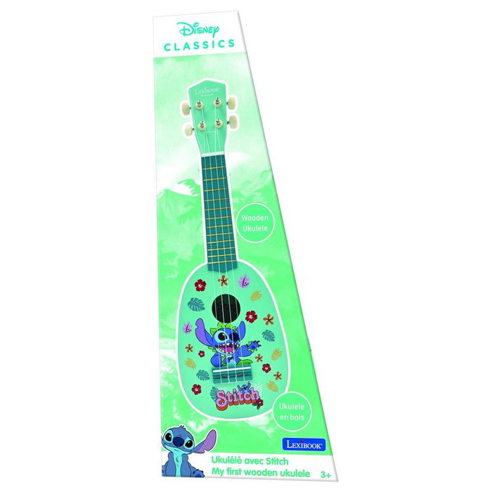 Lexibook Ukelele de Madera Disney Stitch K230D Lexibook Ukelele de Madera Disney Stitch K230D