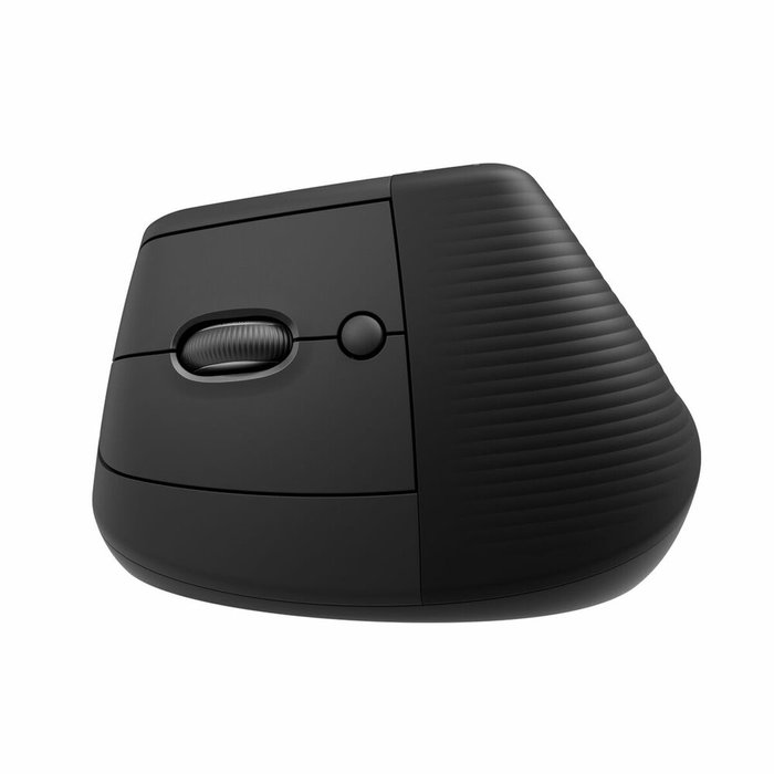 Logitech Lift for Business Ratón Vertical Ergonómico para Zurdos, Grafito