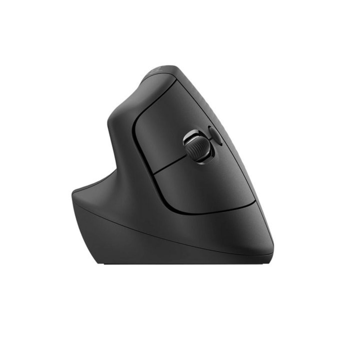 Logitech Lift for Business Ratón Vertical Ergonómico para Zurdos, Grafito