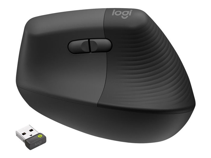 Logitech 910-006495 Lift Vertical Mouse Business Negro - Ratón Vertical Ergonómico para Trabajo Logitech 910-006495 Lift Vertical Mouse Business Negro - Ratón Vertical Ergonómico para Trabajo
