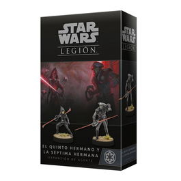 Star Wars: Legion - Expansión El Quinto Hermano y la Séptima Hermana, Pack con 2 Miniaturas, Cartas de Unidad, Mando y Mejora para Juego de Mesa Estratégico