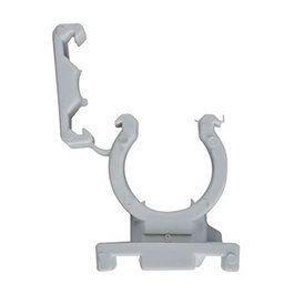 Lapafil Abrazadera de nailon gris para ferroplast m-20