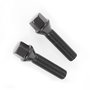 OMP Juego de 4 Tornillos Rueda OMPS09521401 - M14x1.25, Asiento Conico, Largo 28 mm, Llave 17, Color Negro, Material DIN 10.9