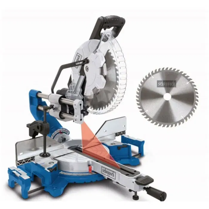 Scheppach Sierra Ingletadora Radial HM305SL 2000 W 305 mm Madera Scheppach Sierra Ingletadora Radial HM305SL 2000 W 305 mm Madera