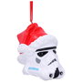 NEMESIS NOW Adorno Navidad Stormtrooper Gorro Santa Star Wars 8,3cm Poliresina Pintado a Mano