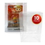 Evoretro Pack de 10 Cajas de PET Protector para Figuras Amiibo