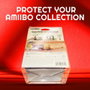 Evoretro Pack de 10 Cajas de PET Protector para Figuras Amiibo