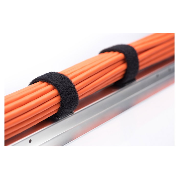 Digitus Klett-Kabelmanagement-System plizkopf 5.0m selbstklebend, Autoadhesivo, Negro/Rojo, Poliamida, 10m