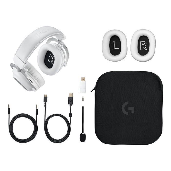 Logitech PRO X 2 Lightspeed Auriculares Gaming Inalambricos - Blanco - Emea28-935 Logitech PRO X 2 Lightspeed Auriculares Gaming Inalambricos - Blanco - Emea28-935