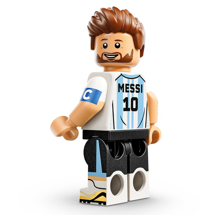 LEGO 43011 Lionel Messi Fenómenos Del Fútbol Set Coleccionable con Minifigura, Placa y Modelo Decorativo de Argentina