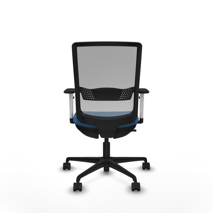 PIQUERAS Y CRESPO Silla de oficina Haches con mecanismo Sincro/Traslack Azul claro y Gris