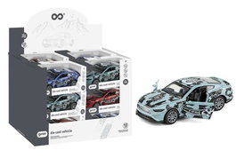 GIROS Exp 12 coches de carreras Fire Pull Back surtidos escala 1:13