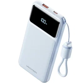 Vention Powerbank 10000mAh 22.5W XGYL0-39-TY Azul con Cable USB Tipo-C